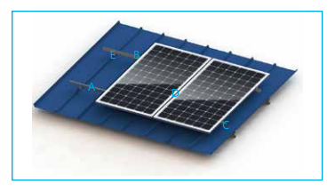 Kliplok Metal Roof Solar  Mounting System
